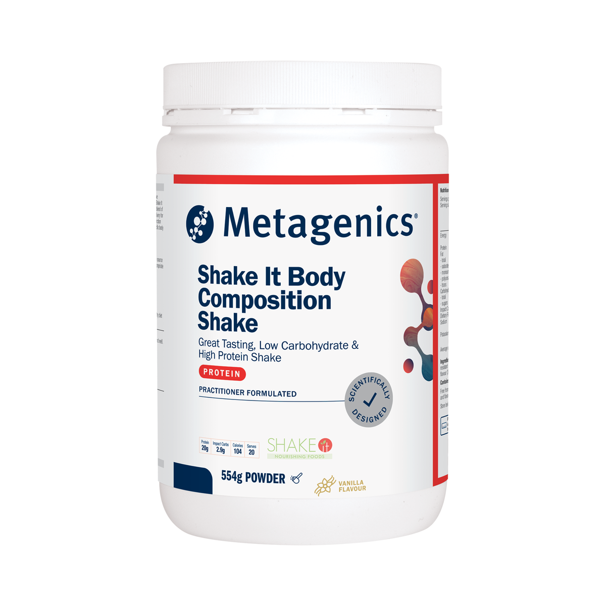 Shake It Vanilla 554g Powder