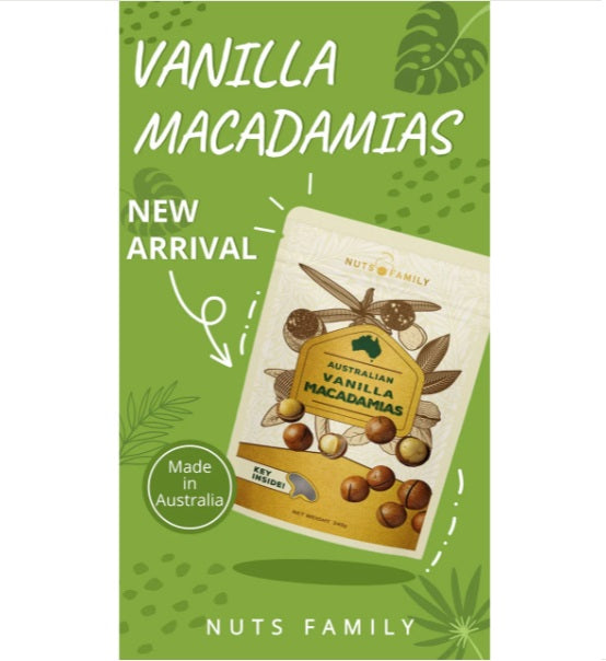 Nuts Family Macadamias Vanilla Nut 240g