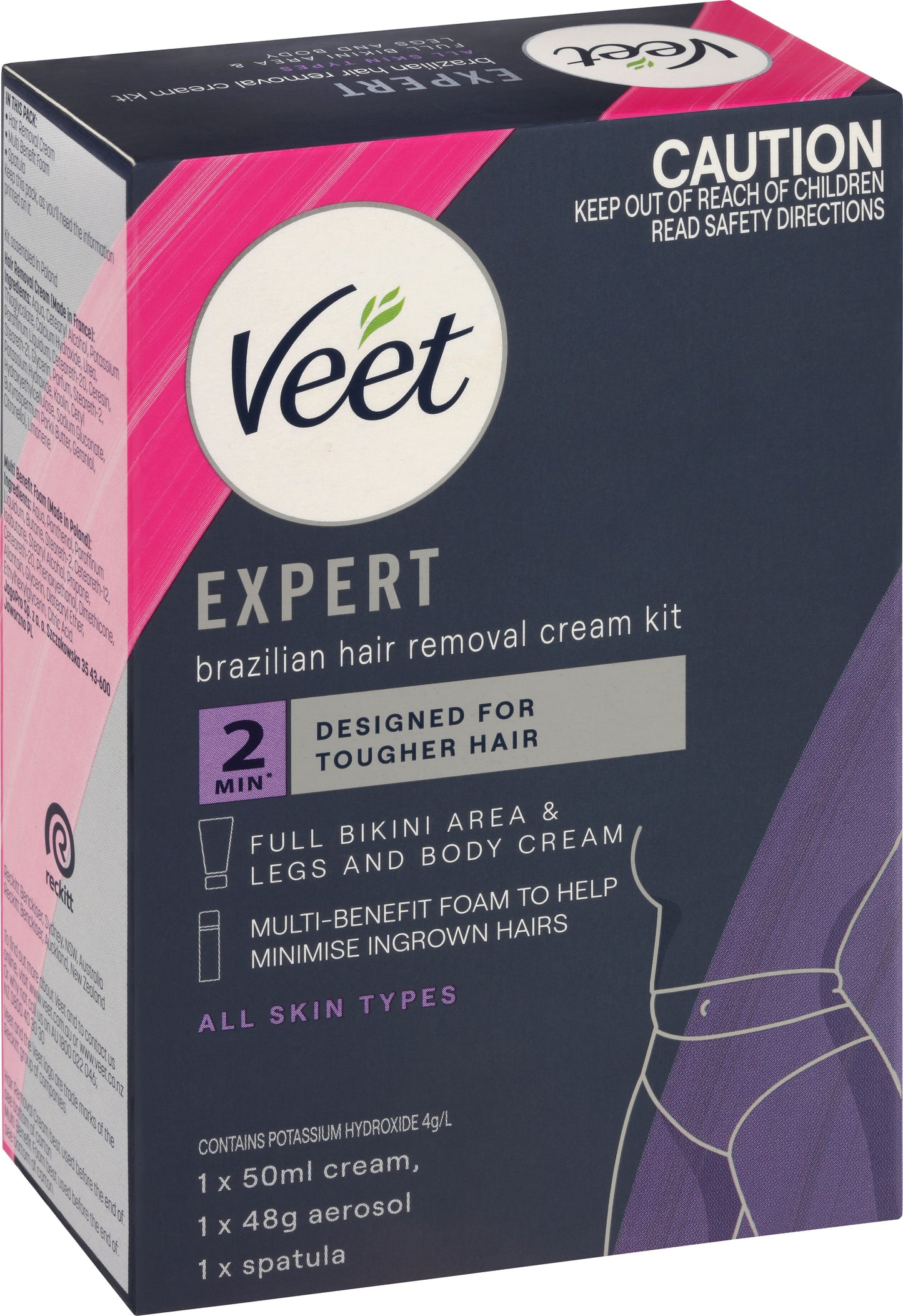 Veet Expert Brazilian Hair removal Kit