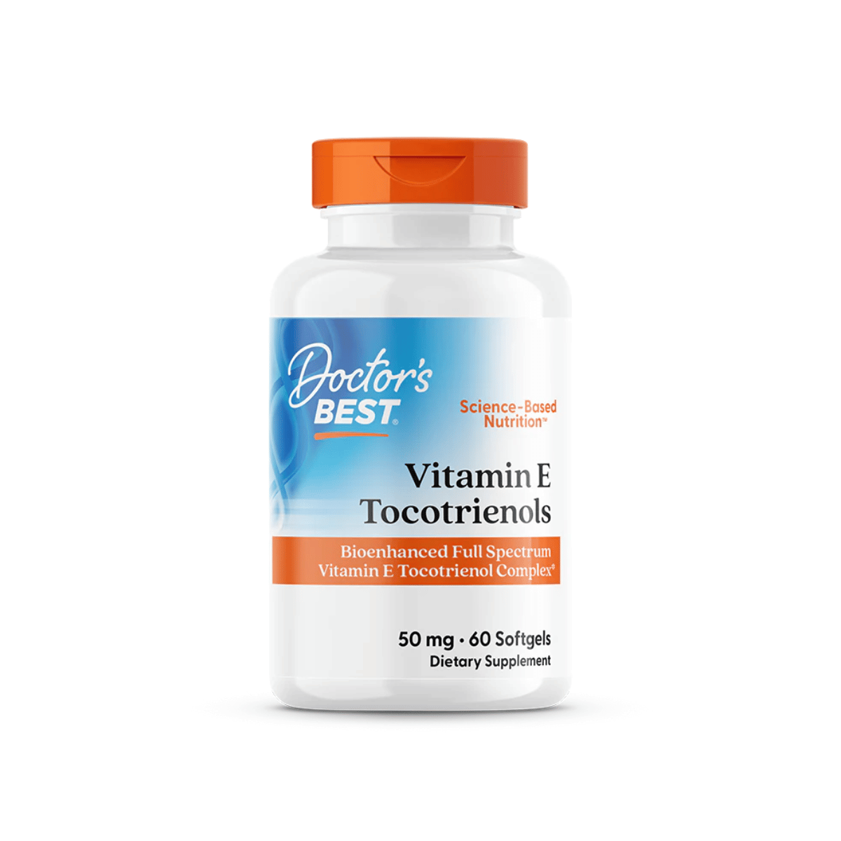 Doctor's Best Vitamin E Tocotrienols 50mg 60 Softgels