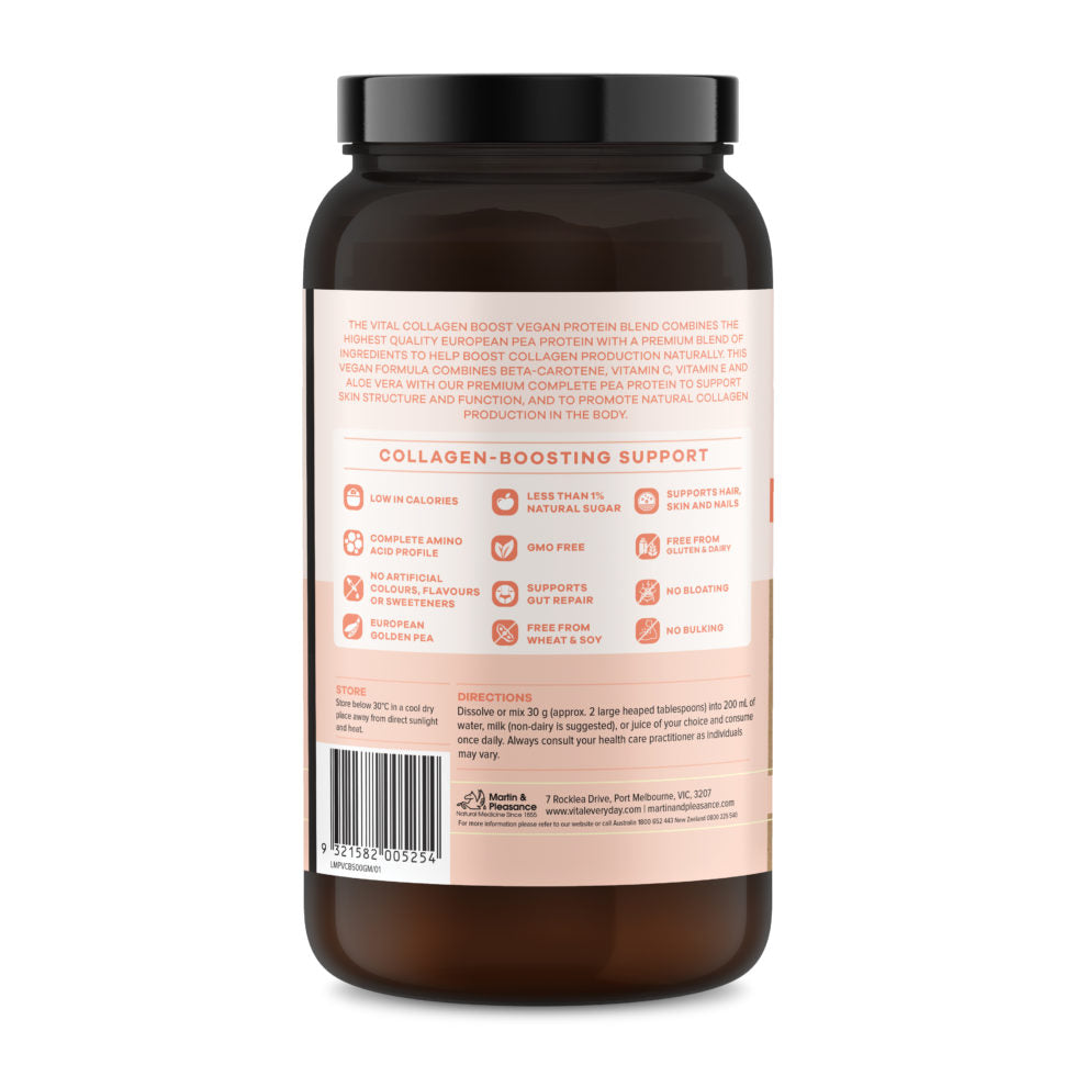 Vital Collagen Boost Vegan Protein Blend Cacao 500GM