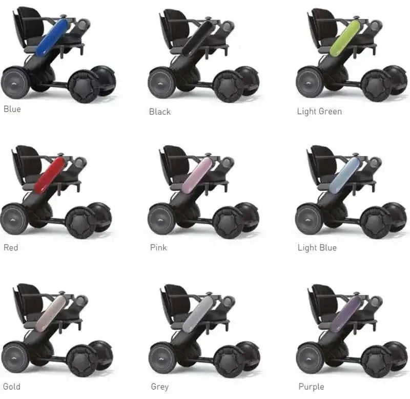 Allied Medical WHILL Model C2 Standard Powerchair Allied Medical WHILL Model C2,maneuverability,Model C2,Omni-wheels,Patented Omni-wheels,powerchair,powerchair accessories,powerchair scooter,Standard Powerchair,superior maneuverability,Travelling with a p