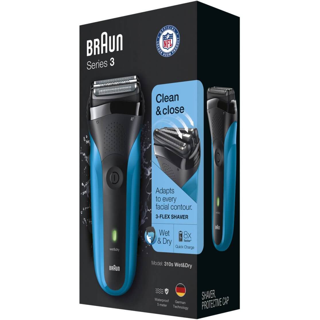 Braun S3 310s Wet & Dry shaver Braun M30 Shaver,Braun S3 310s Wet & Dry shaver,Braun Shaver,Braun’s MobileShave,Electric Razors,Foil Shaver,Mobile Foil Shaver,Mobile Shaver,Razors,Wet & Dry shaver
