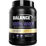 Balance 100 Whey Natural Banana 1kg Pure Protein Powder (Flavors : Banana Flavor/Chocolate/Cookie/Strawberry/Vanilla)