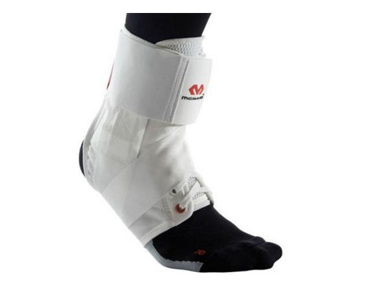 McDavid 195 Ankle Brace with straps White