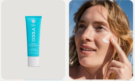 Coola Classic Face Sunscreen Lotion SPF50 Fragrance Free &amp; White Tea 50ml