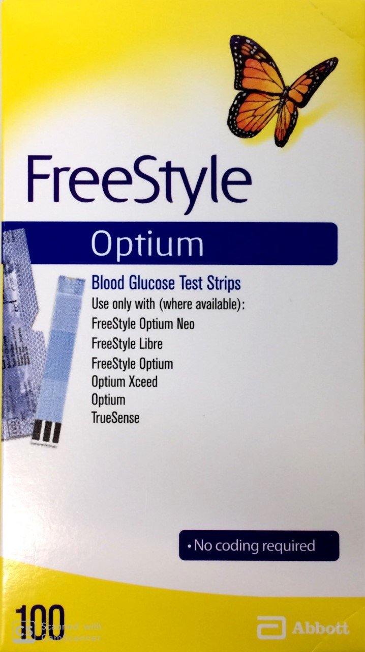 ABBOTT FreeStyle Optium Glucose Test Strips - DominionRoadPharmacy