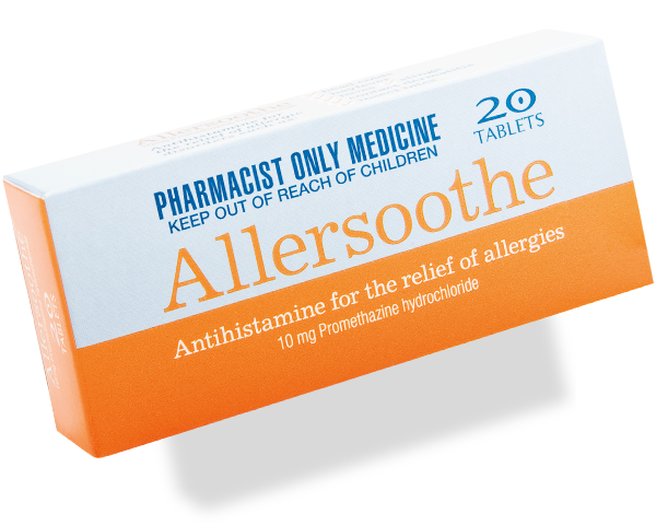 Allersoothe 10mg 20 tablets - DominionRoadPharmacy