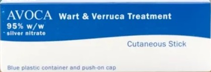 Avoca Wart & Verruca Treatment Kit — Silver Nitrate Caustic Pencil Set