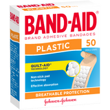 Band-Aid Plastic Adhesive Strips 50 - DominionRoadPharmacy