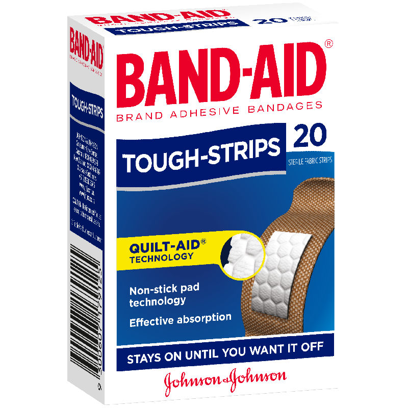 Band-Aid Tough Strips Regular - DominionRoadPharmacy