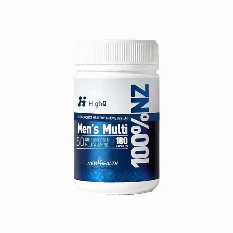 HighQ Men's 50 Multi Vitamins Hard Capsule and skin,anti-aging,B Vitamins,digestion,Fuels cellular energy,Google,health,liver,Magnesium & Zinc,new,protect against oxidative stress.,with antioxidants