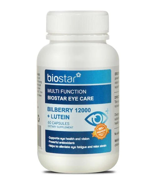 Biostar Eye Care Bilberry 12000 + Lutein