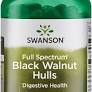 Swanson Premium Full Spectrum Black Walnut Hulls 500mg 60 capsules