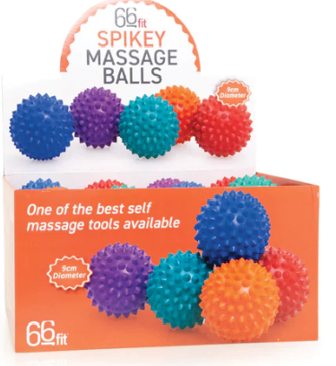 66Fit Spikey Ball 9 cm - Increases Blood Flow And Decrease Muscle Tension