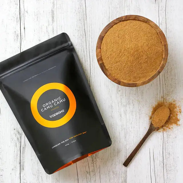 Tropeaka Camu Camu Powder 10 immune-supporting Superfoods,anthocyanins,antioxidant fruit,antioxidants,antioxidants and phytochemicals,beneficial cleansing,boost energy production,Boosts collagen,Camu Camu Powder,cartilage and bones,cell protection,Chinese