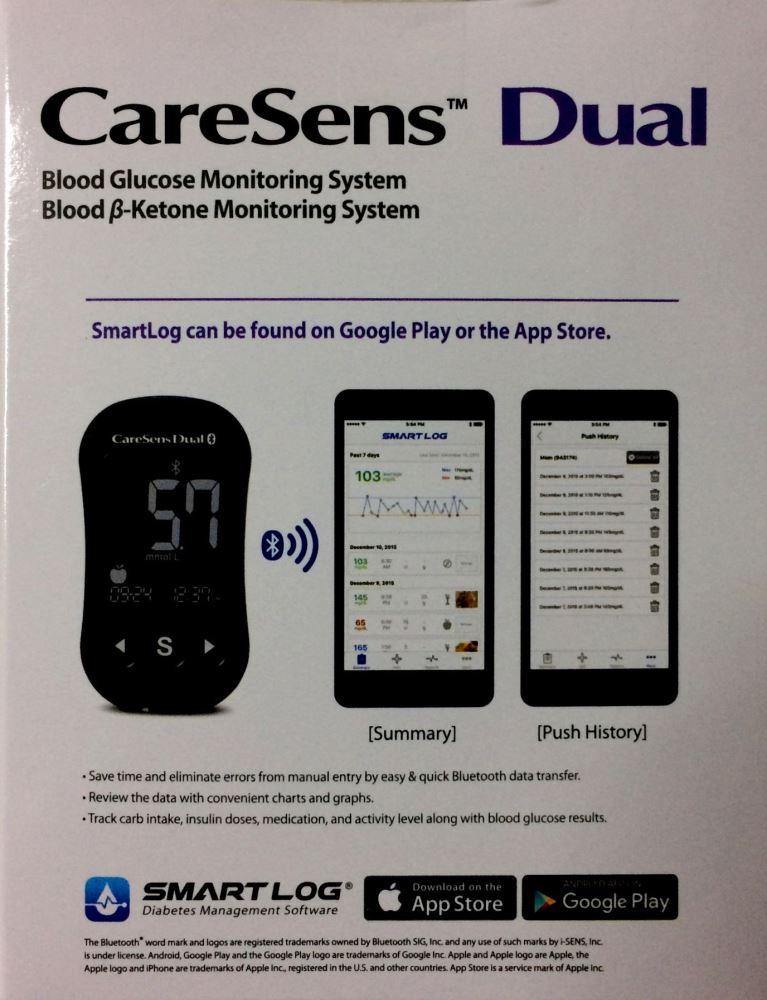 CareSens Dual Blood Glucose & Ketone Monitoring System - DominionRoadPharmacy