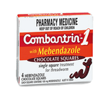 Combantrin -1 with Mebendazole Chocolate Squares 4