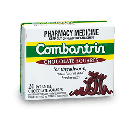 Combantrin Chocolate Squares 24