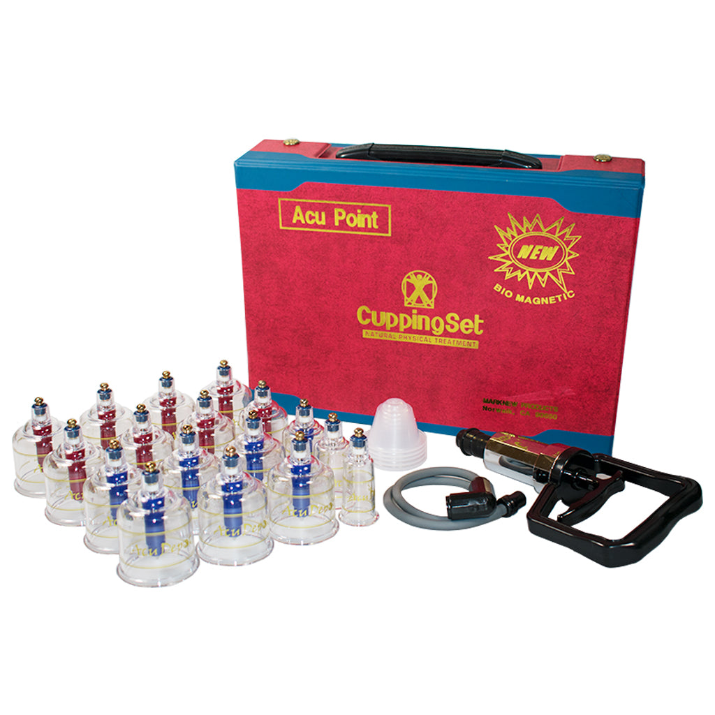 Plastic Cupping Suction Set - 17 Cups
