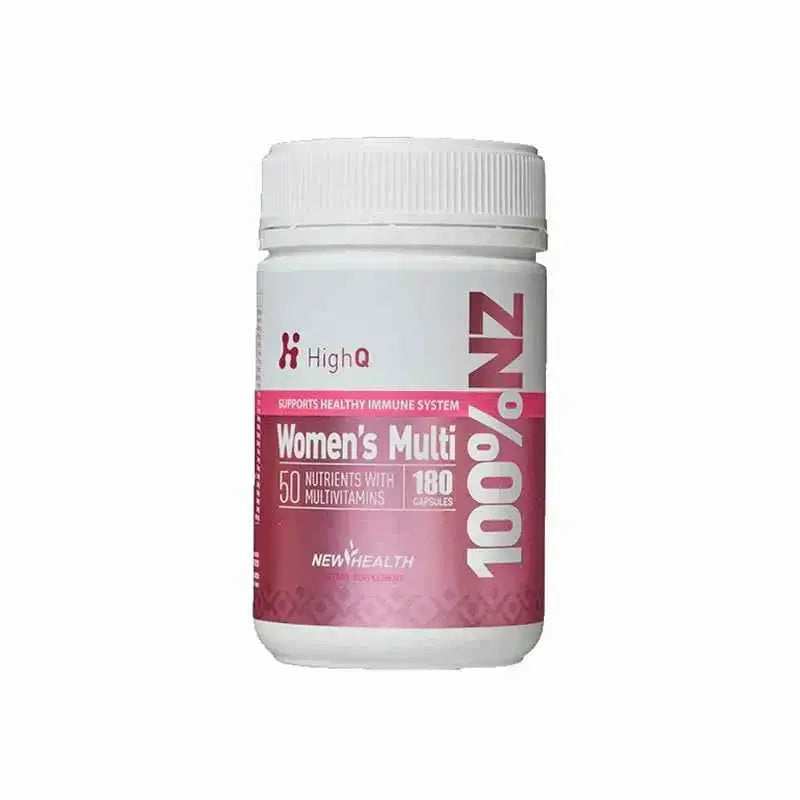 HighQ Women's 50 Multi-Vitamins Hard Capsule and skin,digestion,Google,liver,new,Optimized Vitamins A,with antioxidants,women's health,Zinc &amp; Selenium
