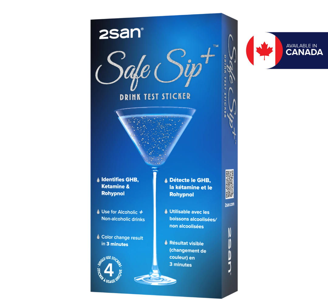 2San Safe Sip+™ Drink Test Sticker lifestyle