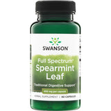 Swanson Spearmint Leaf Full Spectrum 400mg 60 Capsules
