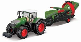 FENDT BBURAGO 10CM FARM TRACTOR WITH NEW ACCESSORES ASST