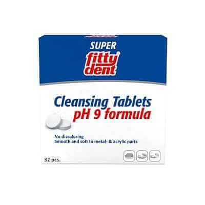 Fittydent Denture Cleansing Tablets 32 per Pack Cleans and whitens full dentures,Denture Cleaners,Denture Cleansing,Denture Cleansing Tab,Denture Tabs,dentures shine,fittydent denture adhesive,Fittydent Denture Cleansing Tablets,Gentle to Full Dentures,no