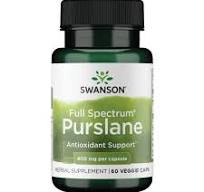 Swanson Premium Full Spectrum Purslane 400mg 60 capsules