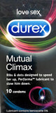 Durex Mutual Climax condoms 10pk - DominionRoadPharmacy
