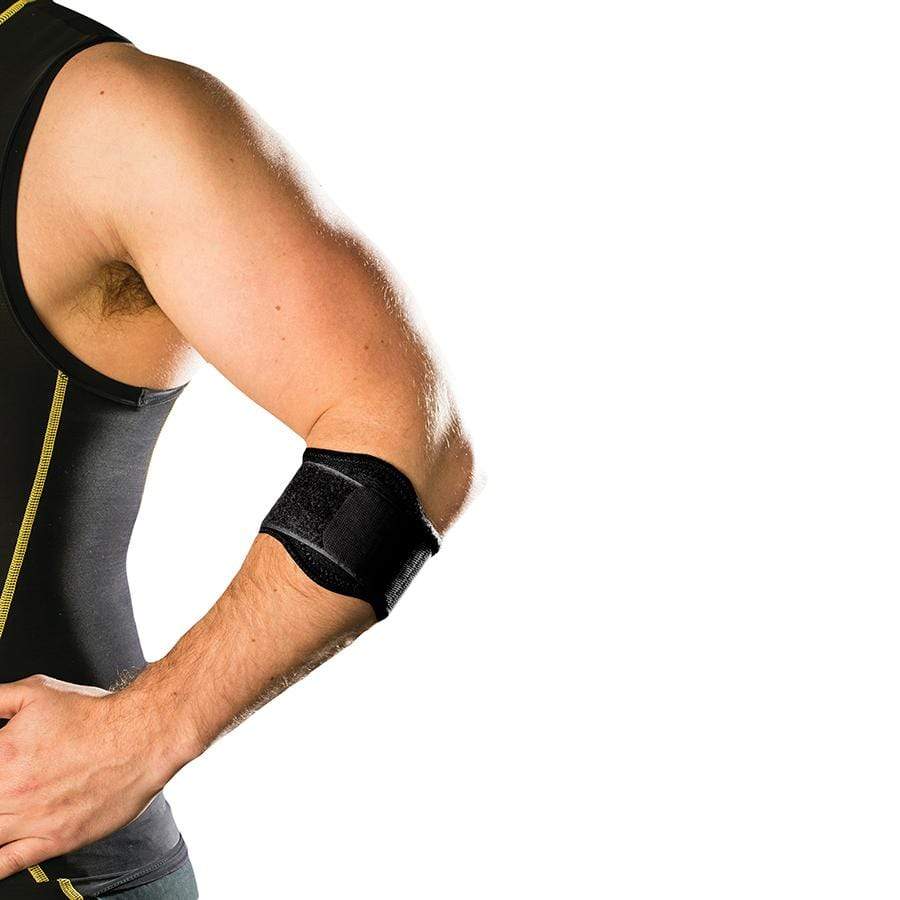 E35bl - Universal Tennis Elbow Brace Black