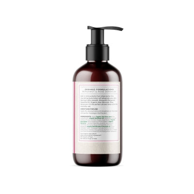 Organic Formulations OF Bergamot & Rose Geranium Body Lotion 250ml