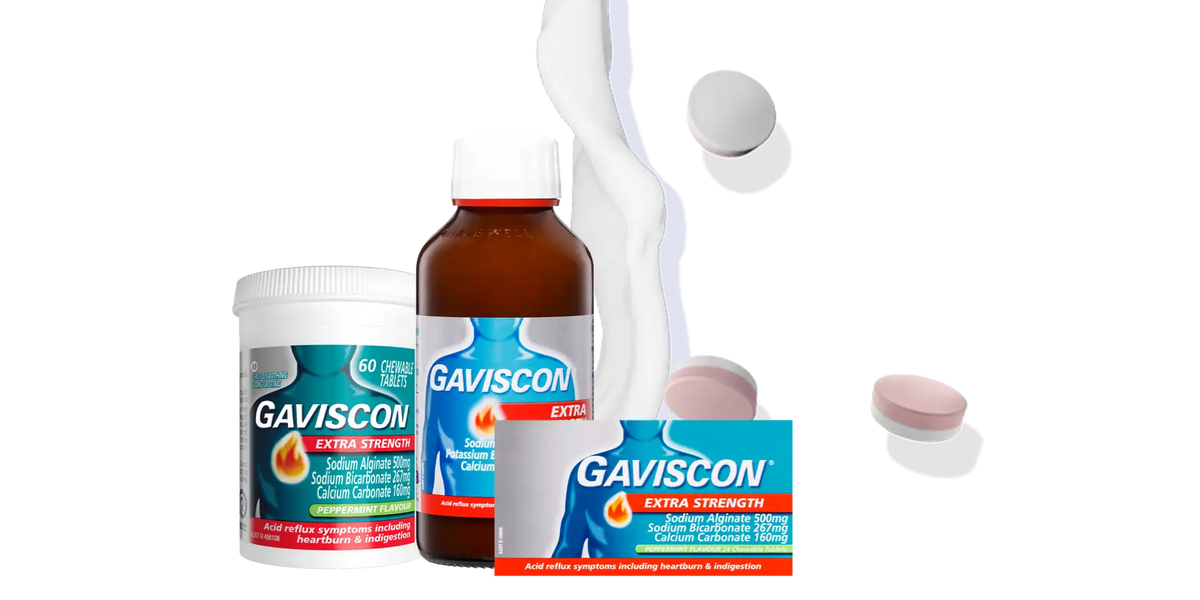 Gaviscon Double Strength Peppermint Tablets 60 Pack