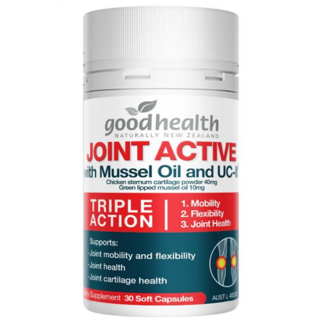 Goodhealth Joint Active with Mussel Oil and UC-ii (30 capsules)