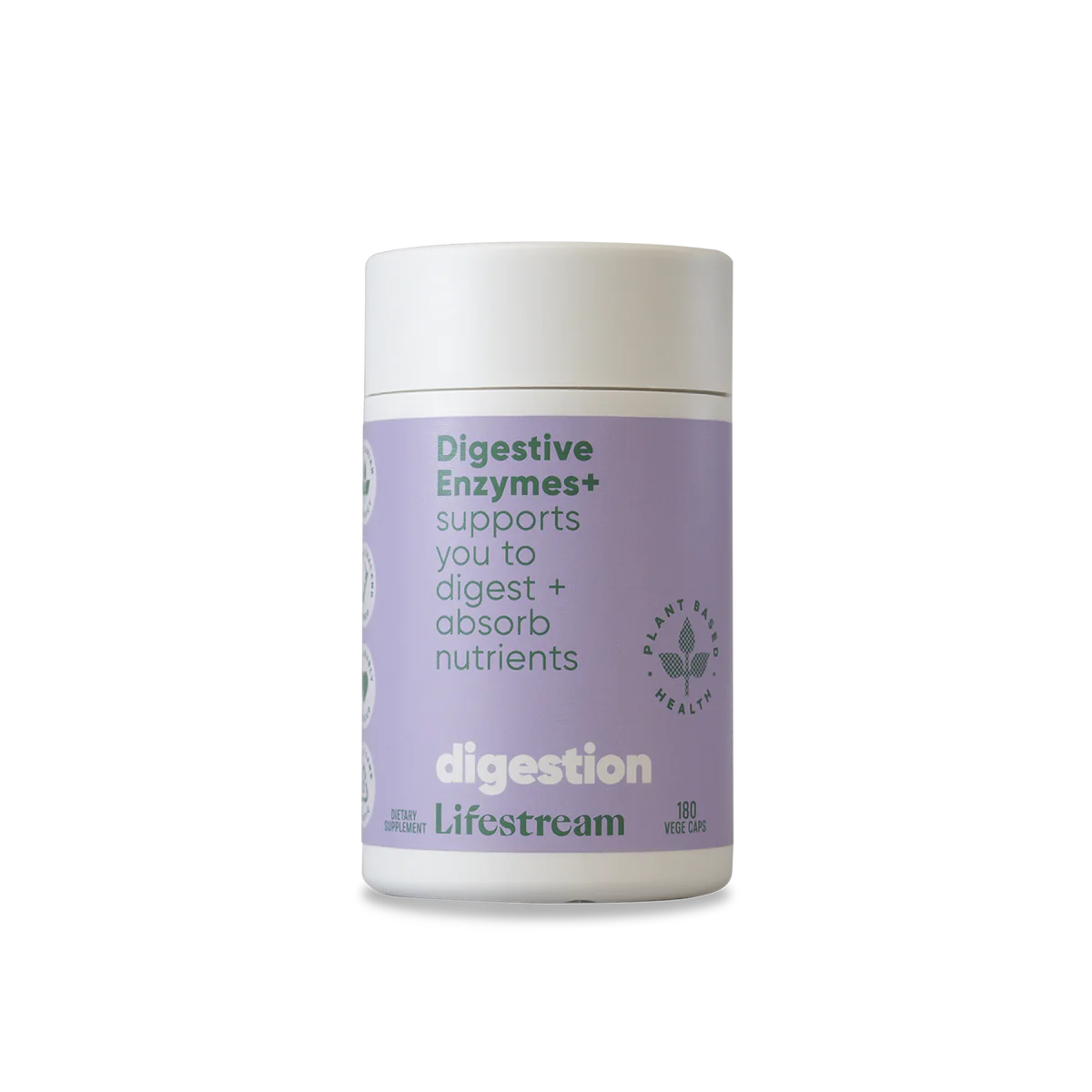 Lifestream Digestive Enzymes+ Vege capsules