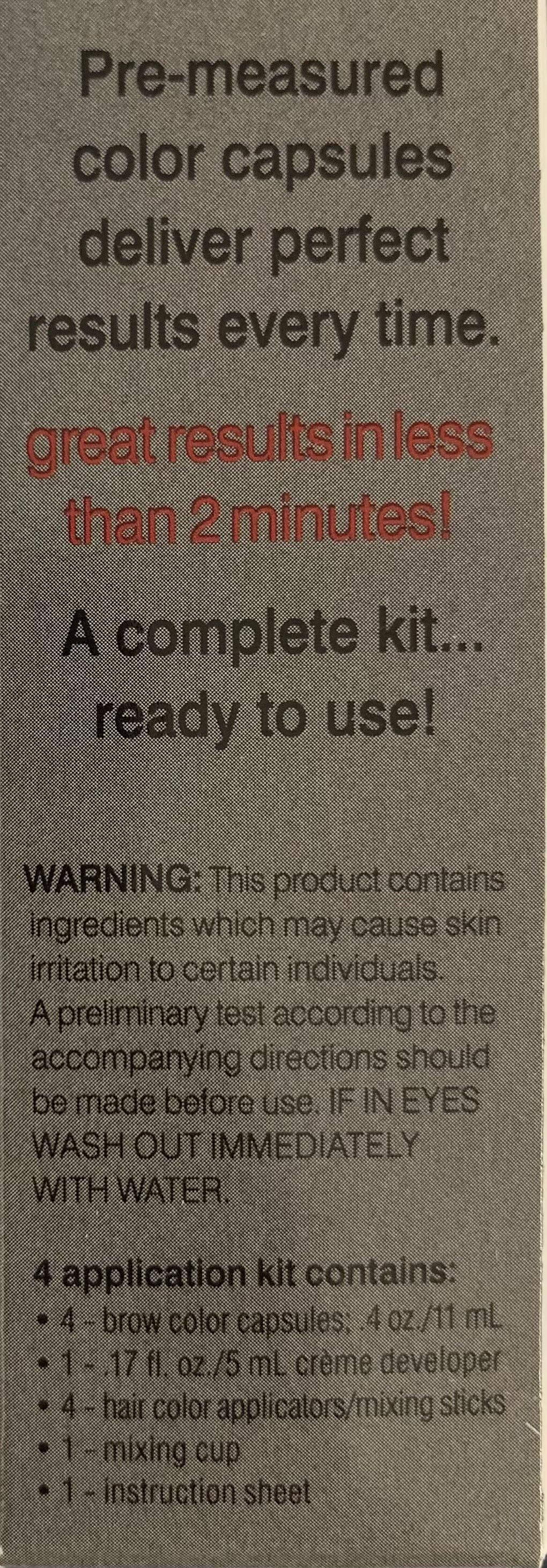 Godefroy Instant Eye Brow Tint Kit 6 Weeks Natural Black eyebrow,godefroy,issues,tint