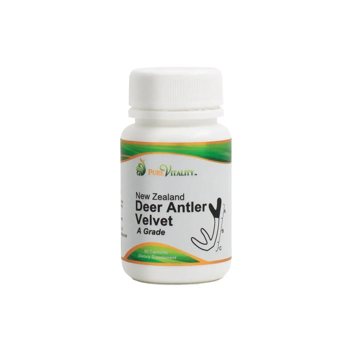 Pure Vitality Velvet Grade A 60 x 250mg Capsules anti-aging,deer velvet,issues,pure vitality,pure vitality beauty,pure vitality supplements,pure vitality vitamins