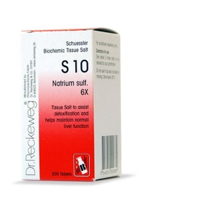 Reckeweg Tissue Salts S10 Natrium Sulph 6x 200 tabs