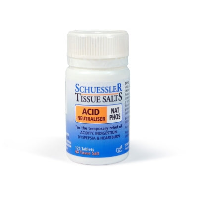 Schuessler Nat Phos (10. Acid Neutraliser) 125 tabs