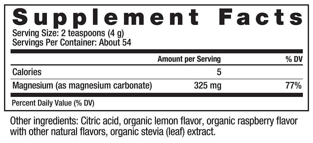 Natural Vitality CALM® - Raspberry Lemon Flavour 226g calcium,calm,issues,magnesium,natural vitality,stress