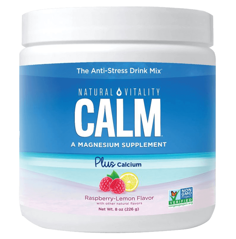 Natural Vitality CALM® - Raspberry Lemon Flavour 226g calcium,calm,issues,magnesium,natural vitality,stress