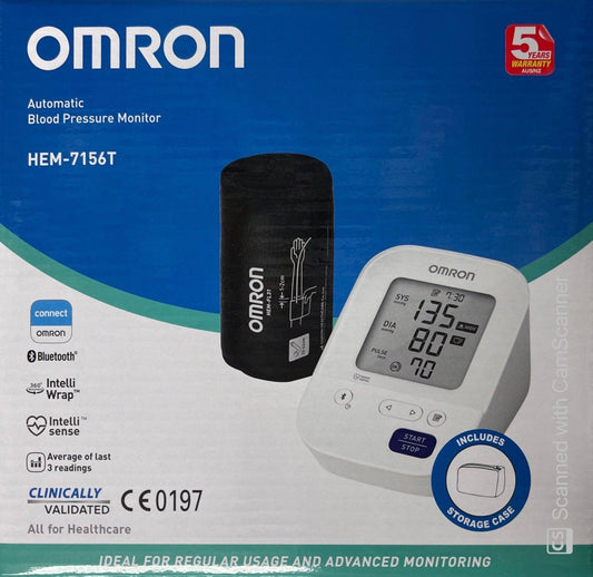 Omron Automatic Blood Pressure BP Monitor HEM 7156T- Festive Season Sale !