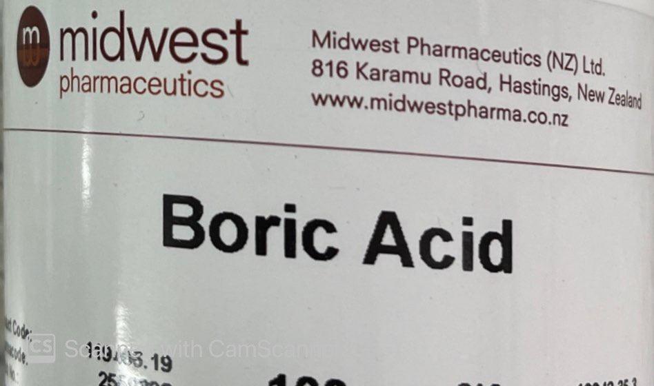 Midwest boric acid 100 gm