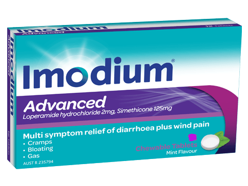 IMODIUM ADVANCED CHEWABLE TABLETS 2MG 6