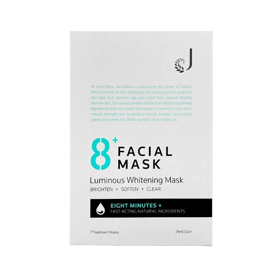 Jema Rose 8+ Minute Luminous Whitening Mask White
