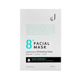 Jema Rose 8+ Minute Luminous Whitening Mask (White) (2027.03) 8-minute rapid recovery moisturizing mask,BRIGHTEN,BRIGHTEN • SOFTEN • CLEAR,CLEAR,issues,Luminous Whitening Mask,moisturizing mask,SOFTEN,Whitening Mask