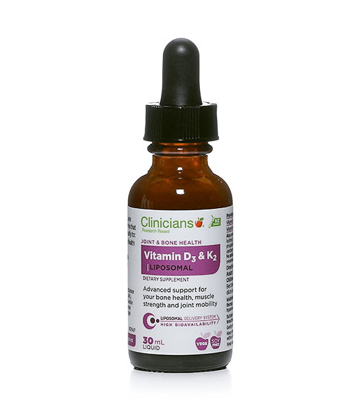 Clinicians Vitamin D3 &amp; K2 Liposomal 30ml