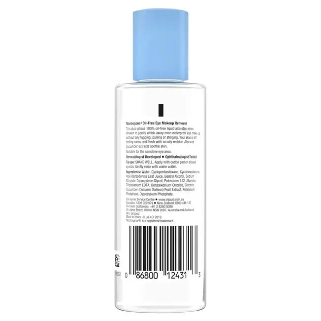 Neutrogena Oil Free Eye Makeup Remover 112ml Eye Make-up Remover,Eye Makeup Remover,Face Makeup Remover,Hydrating Skin Care,Make up,Make Up Remover,Makeup Remover,Moisturising Skin Care,Natural skin care,Oil Free Eye Makeup Remover,skin care
