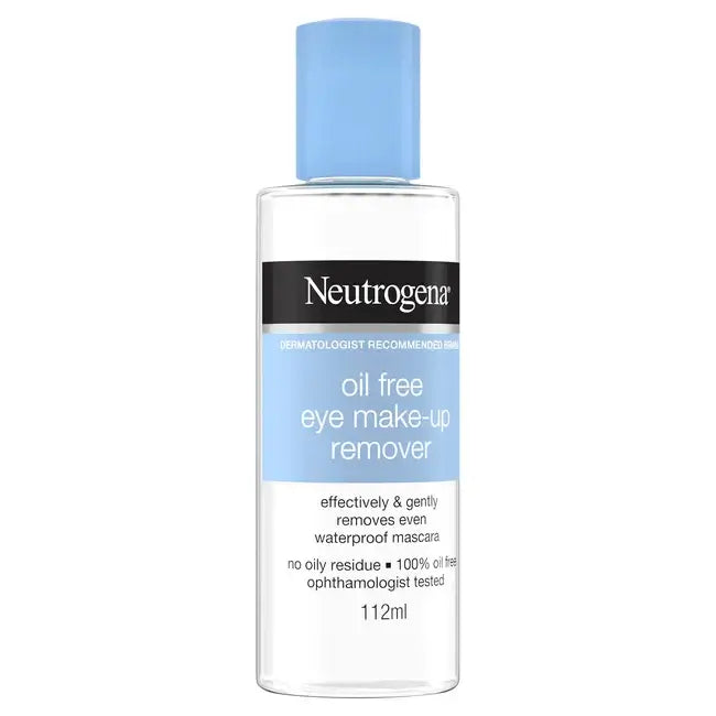 Neutrogena Oil Free Eye Makeup Remover 112ml Eye Make-up Remover,Eye Makeup Remover,Face Makeup Remover,Hydrating Skin Care,Make up,Make Up Remover,Makeup Remover,Moisturising Skin Care,Natural skin care,Oil Free Eye Makeup Remover,skin care